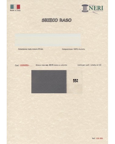 1220253-552 SBIECO RASO ACETATO mm25