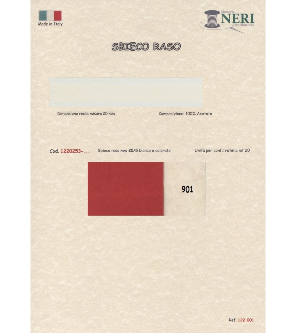 1220253-901 SBIECO RASO ACETATO mm25