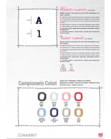 M546T-017 ALFABETO STAMP.PC. T ROSA