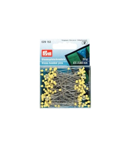 P029153 SPILLI T.VETRO GIALLO x20gr mm0,60x43