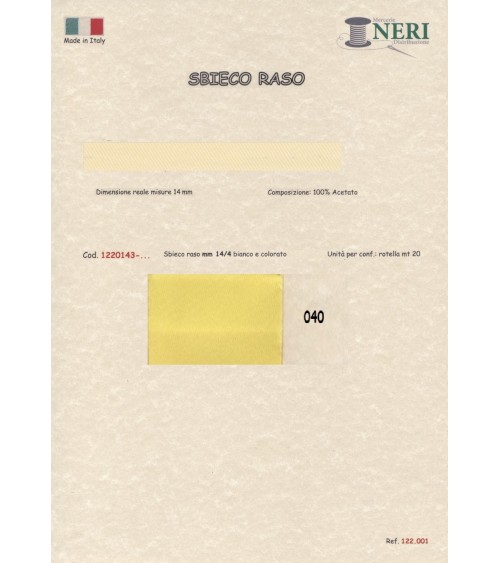 1220143-040 SBIECO RASO ACETATO mm14