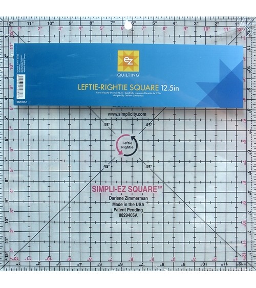 E029 LEFTIE-RIGHTIE SQUARE 9.5''**