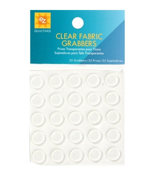 E114 CLEAR FABRIC GRABBERS**