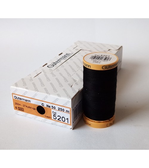 G715271-5201 GUT.COTONE 250MT X5SP NERO