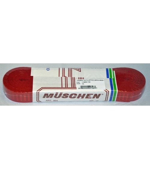 1002904-122 ELASTICO GROS mm25 Rosso 76PL 24 EL