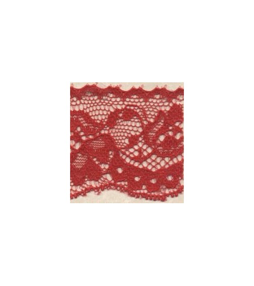 4051204-120 Pizzo Sintetico h.cm.3,5 Rosso