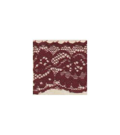 4051204-126 Pizzo Sintetico h.cm.3,5 Bordeaux