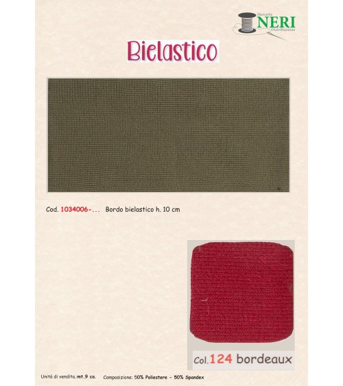 1034006-124 BIELASTICO cm10 50PL 50EA