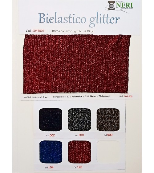 1044007-154 Bielastico glitter cm10 60PA 33NY 7EA