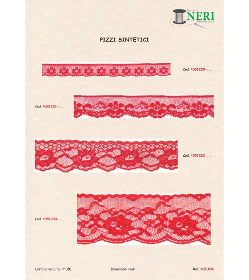 4051231-064 Pizzo Sintetico h.cm.2,5