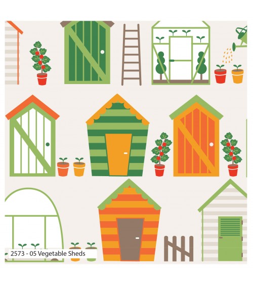 3132573-05 TESSUTO cm110 Vegetable Sheds 100CO